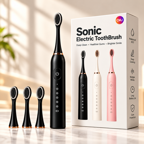 Sonic Electric Toothbrush Set