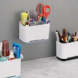 Toiletries Holder Stand Plastic Caddy Organizer Box