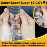 Double Sided Carpet Tape Heavy Duty 5 meter(Pack of 2)