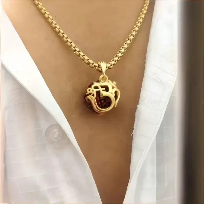 Rudraksha Pendant with Chain
