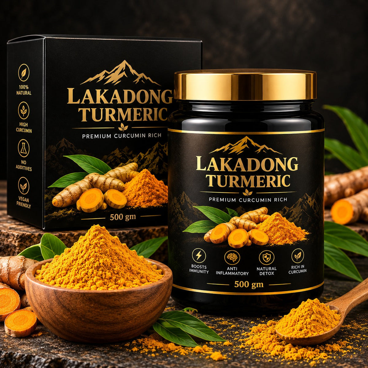 Lakadong Turmeric 500 gm